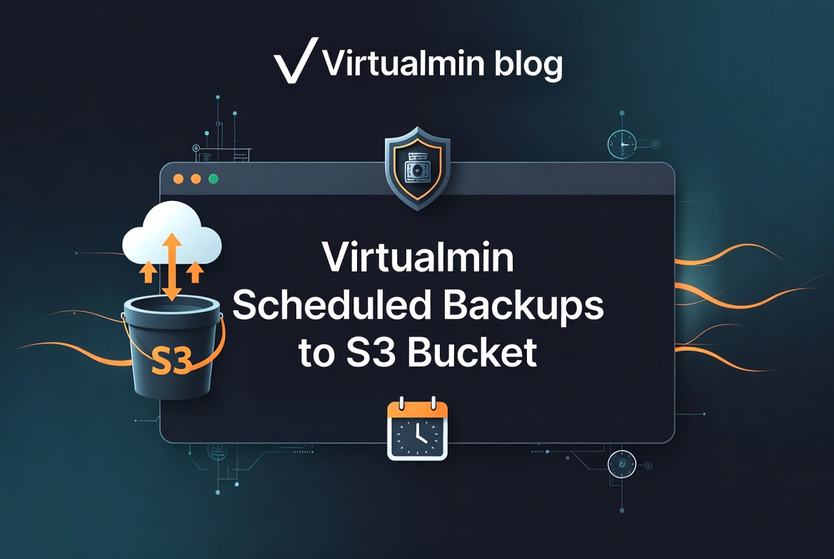 Virtualmin Scheduled Backups to S3 Bucket